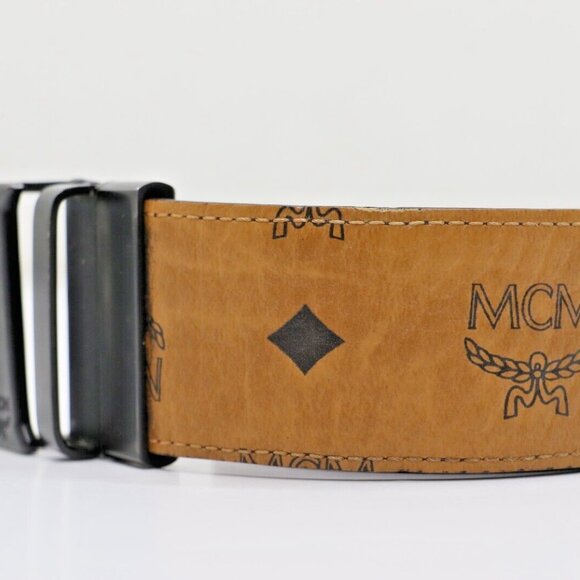 MCM Claus M Reversible Belt in Visetos 1.75" In Visetos - Picture 10 of 12